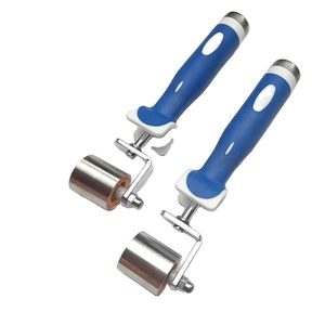 Stainless Steel <strong>Seam</strong> Flat Pressure <strong>Roller</strong> Double Bearing Deep Texture Hand Pressure <strong>Seam</strong> <strong>Roller</strong> <strong>Wallpaper</strong> Wall Covering Tool - Product Image 3