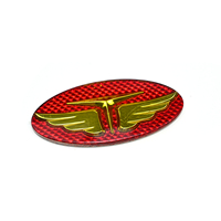 Großhandel Kundenspezifisches Auto-Logo Silbernes Plastik-ABS-Etikett Auto-Emblem Selbstklebend Langlebiges Auto-Logo-Emblem für Fahrzeug-LKW-Dekoration