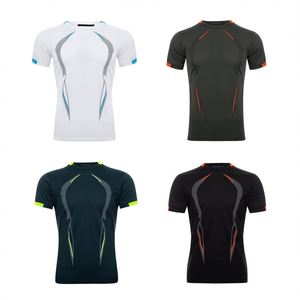AI-MICH <b>Men's</b> Woven Gym T-Shirt-Quick Dry Breathable 100% Polyester Sporty Short Sleeve for Fitness & Bodybuilding - Product Image 2