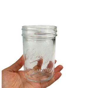 Großpackung Weithalsgläser 16oz 32oz 500ml 1000ml Umweltfreundliche Klassische Lebensmittelgeeignete Glasbehälter mit Deckeln für Honig und Marmelade - Product Image 5