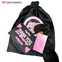 Emballage personnalisé pour extensions de cheveux avec logo privé étiquettes volantes en papier pour cadeau paquet de cheveux étiquettes pour perruque avec logo personnalisé