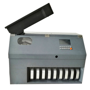 WT-90 USD Euro đồng xu <span class=keywords><strong>SORTER</strong></span> lên đến 10 ngăn kéo khác nhau mệnh giá tiền xu phân loại máy - Product Image 6