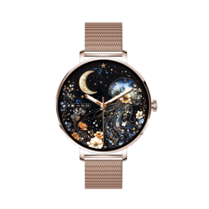 Reloj Inteligente de Moda 2025, Smart Wat NX21, Pantalla Redonda HD de 1.32 Pulgadas, Ultrafino de 8.8 mm, Compatible con 15 Idiomas, Resistente al Agua, para Mujer - Product Image 5