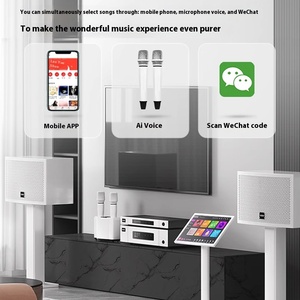 Chenisok V62 profesyonel ses ev Karaoke Jukebox <span class=keywords><strong>Set</strong></span> dinamik oyun mikrofon & ev KTV için tam <span class=keywords><strong>Set</strong></span> amplifikatör hoparlörler - Product Image 4