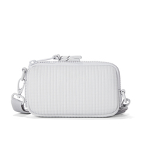 Aanpasbare Logo Mode Neopreen Crossbody Messenger Bag Voor Dames Zomer Casual Rits Sluiting Mobiele Telefoon Pack Schouder Sling