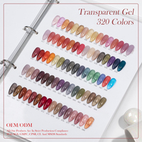Vernis Gel Ongles Personnalisé Translucide Effet Gelée 320 Couleurs, Fabrication Sans HEMA, Vernis Gel UV OEM