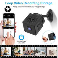 Caméra de sécurité sans fil miniature WiFi 2,4G 1080P, caméra de sécurité domestique, vision nocturne