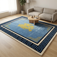 Tapis en nylon imprimé à la machine, grand tapis beige pour salon, tapis de haute qualité, prix de gros
