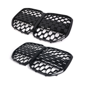 Rejilla delantera para BMW G22, diseño de malla de nido de abeja en plástico ABS negro brillante para la serie 4 del 2021. - Product Image 2