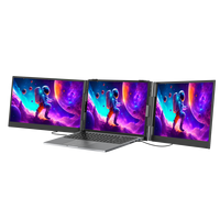 Écran portable Blackview DCM8 à double moniteur, résolution FHD 1920x1200, compatibilité universelle des systèmes d'exploitation, 15,3 pouces pour ordinateur portable