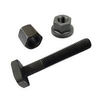 Boulon à tête carrée de chemin de fer à serrage facile du fabricant OEM Conception de marteau à tête en T en alliage d'aluminium galvanisé non standard