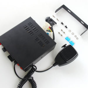 Accessoires d'avertissement de moto 12W led lumière de balise d'avertissement CJB-100E18 tons 12V 200W haut-parleur d'alarme sans fil sirène klaxon pour voiture - Product Image 1