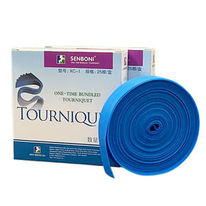 Tourniquet jetable en TPE pour l'examen physique et les analyses de sang Consommables médicaux faciles à utiliser connectés aux points - Product Image 6