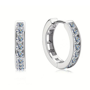 Orecchini a Cerchio per Donne, Stile Geometrico, Accessorio per Uso Quotidiano, Gioielli alla Moda - Product Image 5