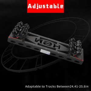 NSH nampan roda Boogie ringan kamera pintu Dolly Skateboard portabel dengan roda untuk Quad Dolly Track - Product Image 3