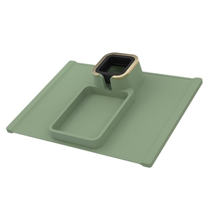 Bandeja Multifuncional de Silicona de Grado Alimenticio Antiderrames y Antideslizante para Reposabrazos de Sofá, Portavasos Moderno para Sala de Estar - Product Image 2