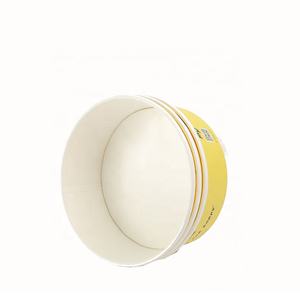 Desechable al por mayor impresión personalizada redondo arroz agua sopa comida rápida para llevar ensalada helado contenedores cuenco de papel con tapa - Product Image 3