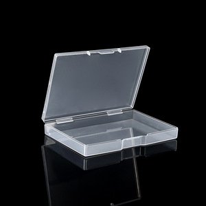 Transparent Rectangular Plastic Storage Box Large Size Covered For Screws Fishing Gear Jewelry Cards Cross Border Use - Product Image 1