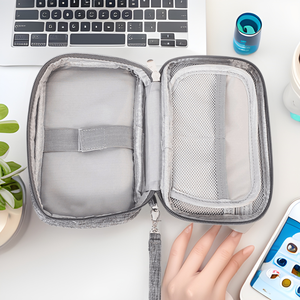 Bolsa de almacenamiento digital Beilian para batería externa, cable, unidad flash, auriculares, organizador de viaje, diseño plegable y duradero - Product Image 3