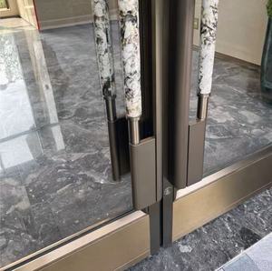 Porte coulissante moderne en alliage d'aluminium pour une <span class=keywords><strong>ouverture</strong></span> facile. Centre d'exposition à grande <span class=keywords><strong>ouverture</strong></span> avec mur-rideau de gratte-ciel - Product Image 5