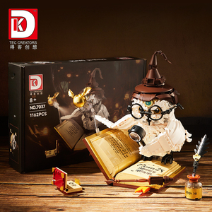 Bloques de Construcción DK 7037 Owl Scholar World Series, <span class=keywords><strong>Mini</strong></span> Ladrillos de Juguete para Niños, Regalo, 1162 Piezas - Product Image 6