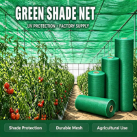 Duurzaam groen HDPE warp gebreid UV-bestendig 70%-95% schaduwnet voor landbouwkassen, ademend schaduwdoek voor groenten