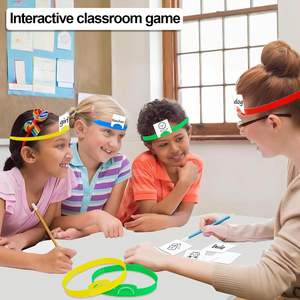 Accesorios para el Juego Adivina Quién Soy, 6 Colores, Tablero Ajustable, Tarjetas Insertables, Estilo Divertido, el Más Popular para Fiestas Familiares - Product Image 5