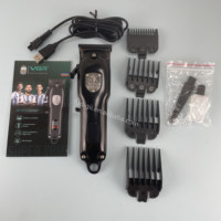 Tondeuse à cheveux rechargeable professionnelle VGR V652M, ensemble de tondeuse à cheveux professionnelle VGR 652M