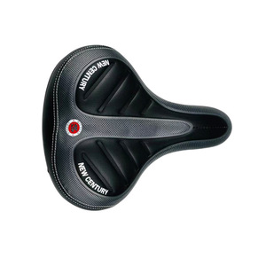 Sillín de Bicicleta New Century Negro, Cómodo Asiento Acolchado para Bicicleta de Montaña, Unisex para Adultos QT-2341541 - Product Image 1