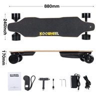Skateboard Électrique JIESEN OEM ODM en Bois d'Érable Long avec Double Moteurs sans Balais, Électrique Tout-Terrain Abordable