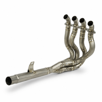 Système d'échappement de moto en alliage de titane, prix de gros usine Forsound, collecteur avant et tube intermédiaire, ensemble complet pour Kawasaki ZH2