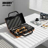 Kit d'outils de réparation d'ordinateur miniature en acier au chrome-vanadium, durable, portable, à commande manuelle, avec étui rigide pour l'entretien des appareils ménagers
