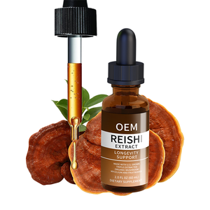 Oem giọt chất lỏng của nootropics não nấm phức tạp dành cho người lớn áp dụng Reishi Shiitake sư tử bờm chiết xuất Reishi giọt - Product Image 1