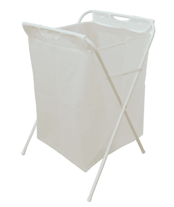 Rangement pour meubles Vêtements sales Panier <span class=keywords><strong>à</strong></span> <span class=keywords><strong>linge</strong></span> pliable en plastique Peva avec cadre en X pour salle de bain - Product Image 1