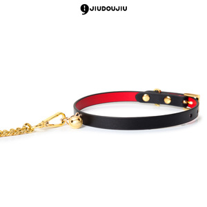 Collier ras du cou, SM BDSM, clochette en argent sterling, bijoux en cuir, jouet sexuel érotique pour femme K9, bondage pour adultes - Product Image 5