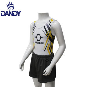 Nouveau Style sans manches entraînement complet mystique Dancewear femme <span class=keywords><strong>Gym</strong></span> hommes garçons personnalisé gymnastique justaucorps body - Product Image 4