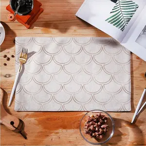 Brown Water Hyacinth Woven Placemat For Dining Set Of 6 Rustic Round Kitchen Placemats With Decorative Round Holder Table Mat