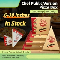 Boîtes à pizza, sacs en papier imprimés pour aliments, sacs à emporter, bols à salade en papier, boîte à pizza, conteneur à pizza, qualité export, personnalisé