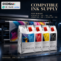 Goosam 2000ml Eco Solvent Ink Bag voor Mimaki JV300-130 160 JV150-130 160 BS3 BS4 SS21 SS22 ES3 HS SS2 Geurloos met Chip