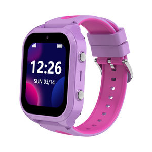 Montre connectée 4G LT56E pour enfants, GPS, étanche IP67, design carré, boîtier en silicone interchangeable, emplacement pour carte SIM, SOS, caméra, appel vidéo - Product Image 3