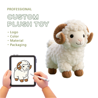 Peluche Mascotte Personnalisée BSCI CE CPC de Haute Qualité, Adorable Antilope, Cadeau pour Garçon et Fille, Jouet Animal en Peluche