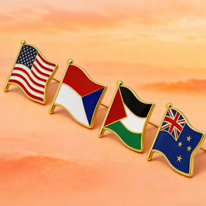 Insignia de Esmalte Personalizada Moderna de Imitación Antigua con Temática de Misiones Espaciales de Astronautas para Regalo Científico o Souvenir - Product Image 1