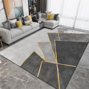Elegante grande porte europeu estilo sala tapetes venda quente e personalizável para anti-derrapante e fácil manutenção