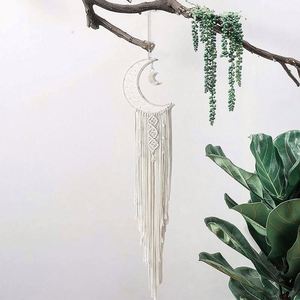 Grands attrape-rêves étoilés faits à la main, carillons éoliens nordiques, décoration d'intérieur, ornement attrape-rêves - Product Image 6