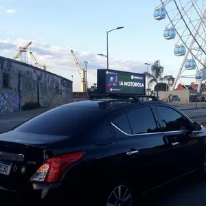 2023最新4g无线防水汽车顶部视频出租车发光二极管显示器