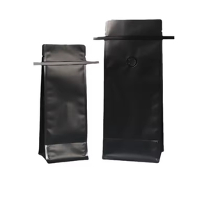 Bolsa de café con sellado rizado, bolsa mate para envasado de granos de café con tira adhesiva, plástico compuesto con sellado de ocho lados, personalizable. - Product Image 6