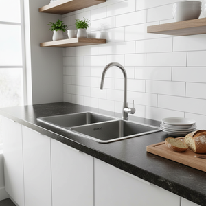 [BAEKJO] EUROPEAN WBD832 Dual Bowl Undermount <b>Kitchen</b> <b>Sink</b> with 1.5T Stainless Steel for Heavy Duty Washing - Product Image 3