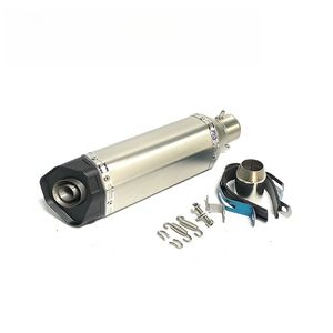 Tubo de Escape Hexagonal Pequeño de 51 mm, Universal, Resistente a Altas Temperaturas, Sistema de Escape para Motocicleta, Escape para Bicicleta - Product Image 4