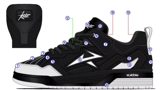 Custom Shoe Sample Made According to