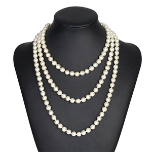 Ensemble d'accessoires de Costume <span class=keywords><strong>Gatsby</strong></span> des années 1920, bandeau à plumes noires, collier de perles, gants, porte-Cigarette pour fête costumée, offre spéciale - Product Image 4